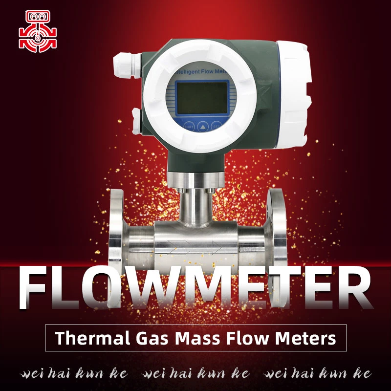 Thermisches Gas-Massendurchflussmessgerät für niedrigen Durchfluss und Wind Geschwindigkeitsmessung