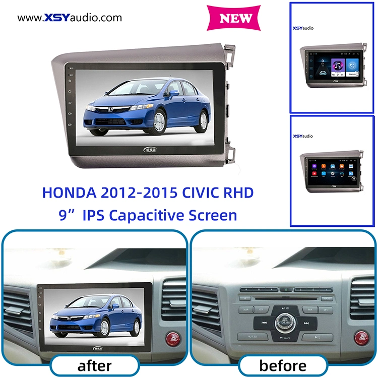 Wholesale/Supplier Car Navigation System T9236 Honda Civic 12-15 Automotive Navigation System with Cheap Price