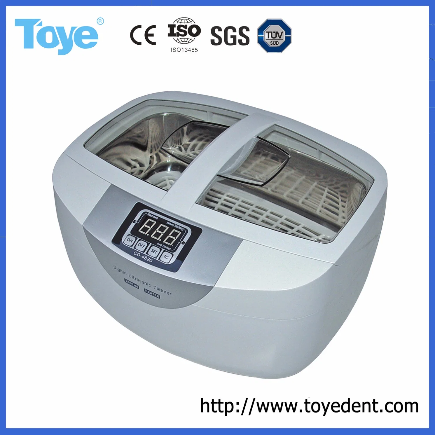 2.5L Ultrasonic Cleaner Dental Vacuum Cleaning with Heater