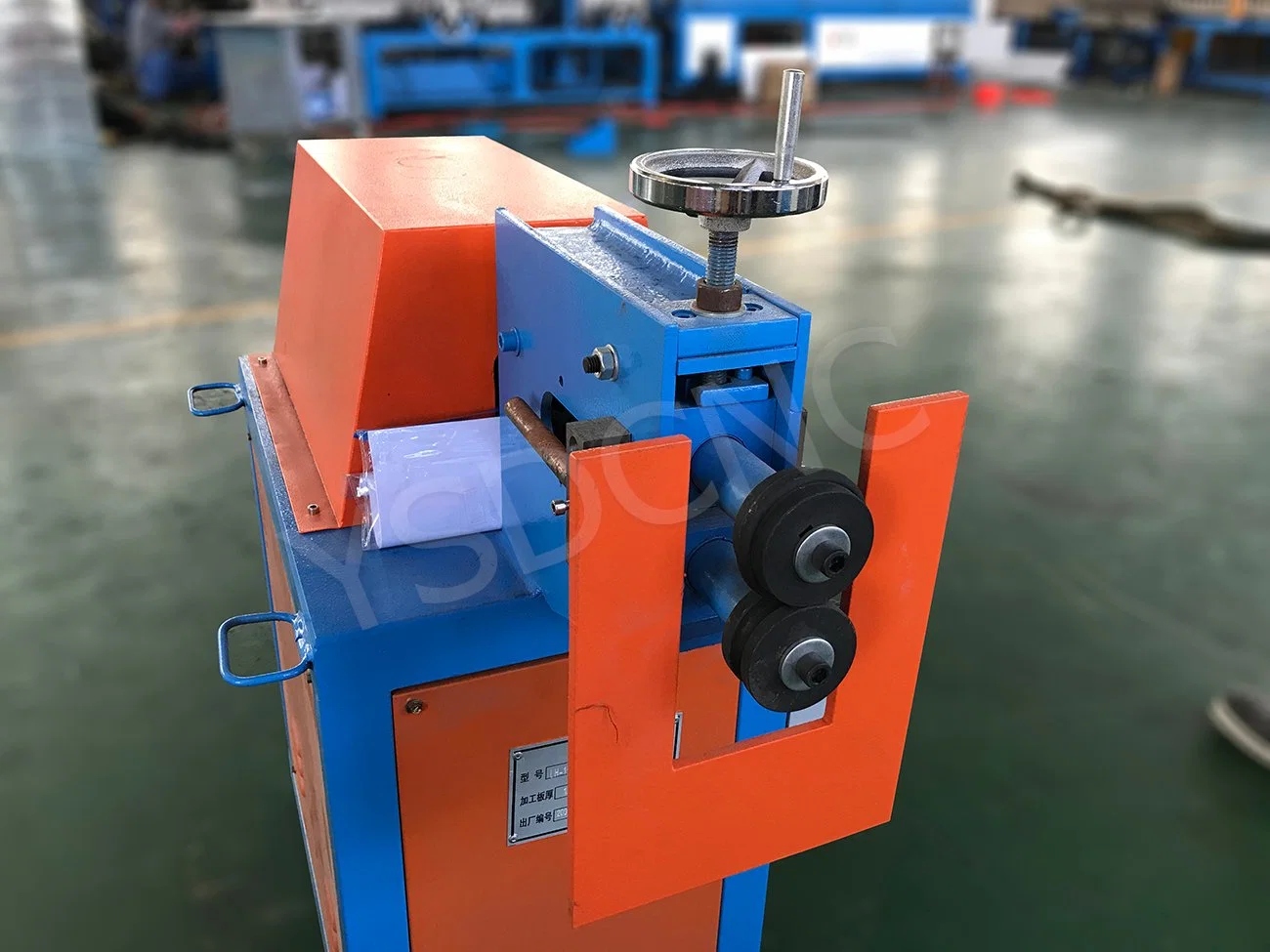 Metal Sheet Round Duct Grooving Machine, Sheet Bead Roller