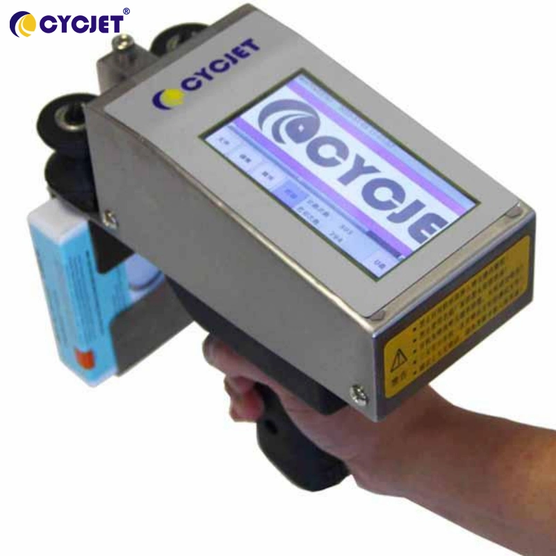 Cycjet Industrial Handheld Inkjet Printer for Date Logo Qr Code Number Printing