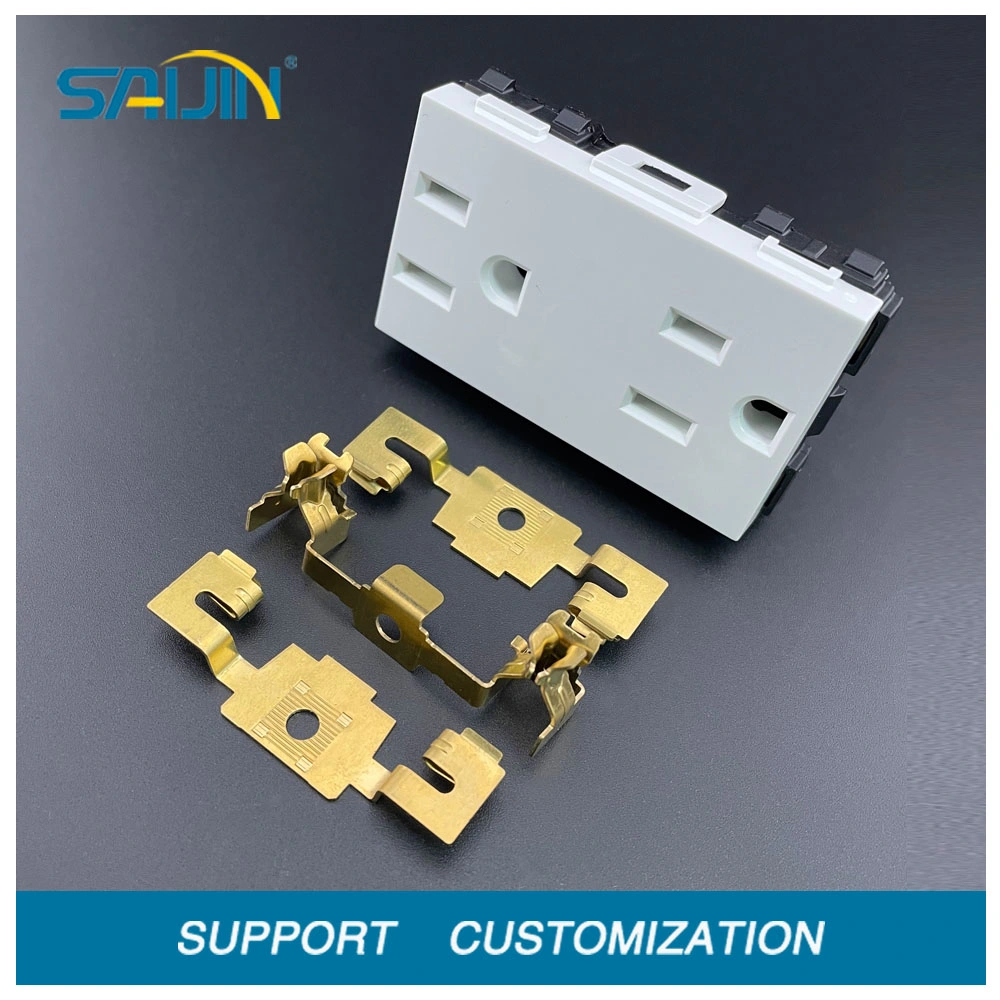Electrical Switch Socket Stamping Part Brass Terminal Socket Contact Accessories for Relays