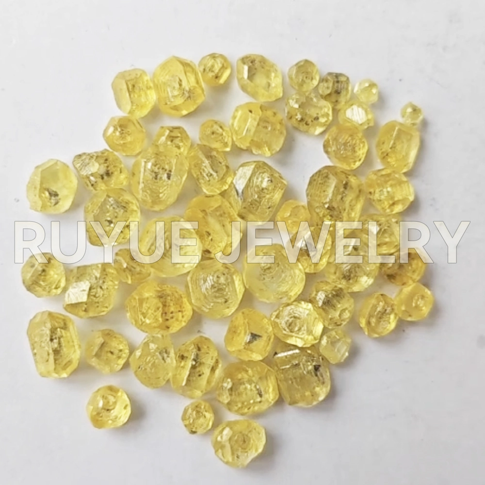 Jóias Ruyue Hpht/DCV 1,95 carat Vs cor branca Gii/Gia Relatório Personalizar os anéis de casamento brincos Colar Laboratório Não Cortada cultivadas jóias com diamantes