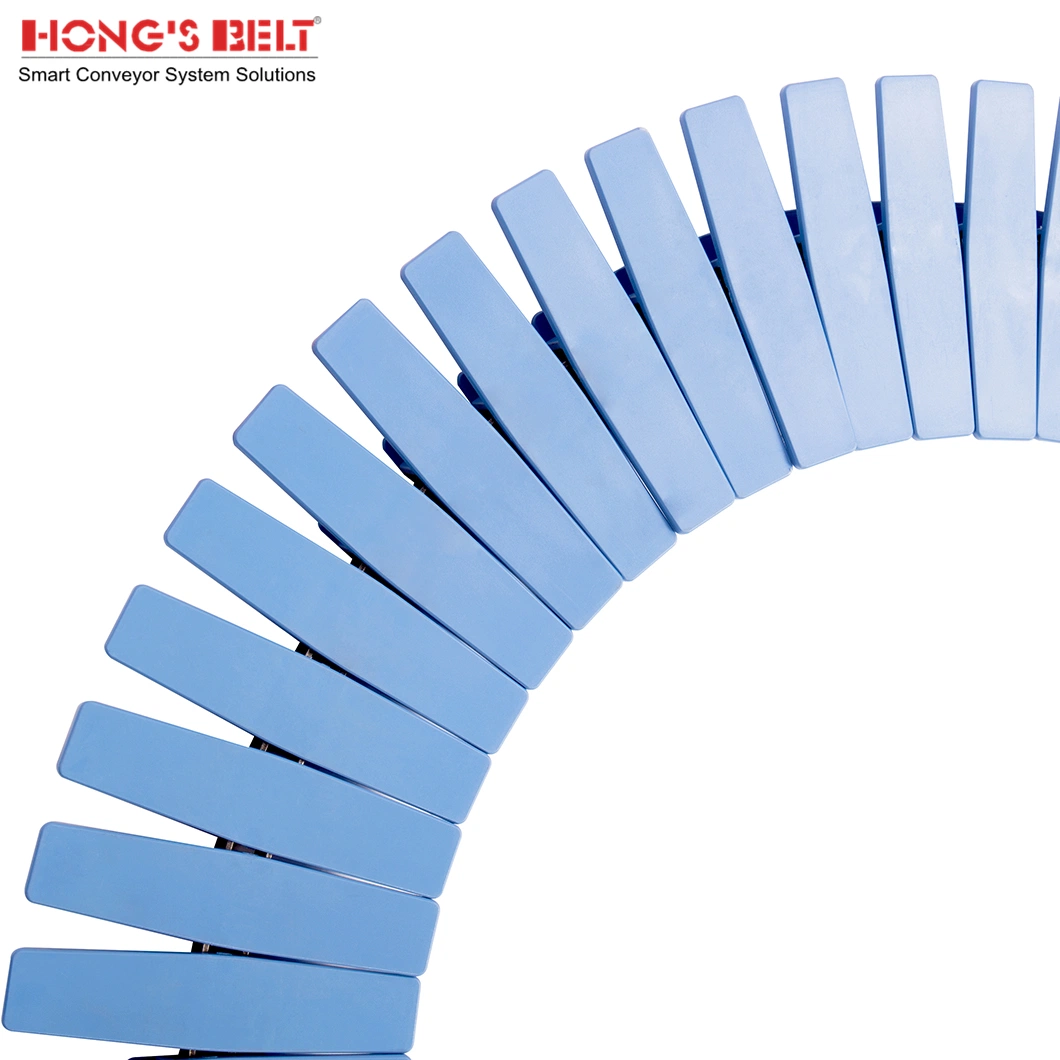 Hongsbelt HS-1873T-K600 de plástico de flexión lateral de la cadena de la Mesa de la cadena de proveedores