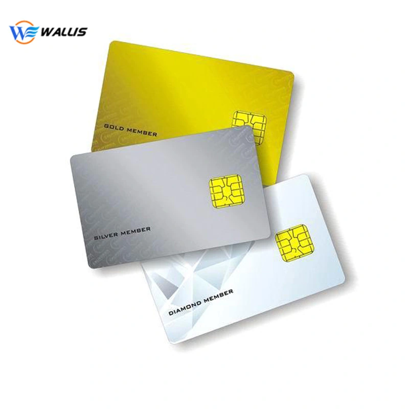 Contacto Cr80 PVC Tarjeta de Regalo Material PETG, nombre comercial, Impresión offset de la tarjeta de plástico Printabl RFID Tarjeta de crédito del banco
