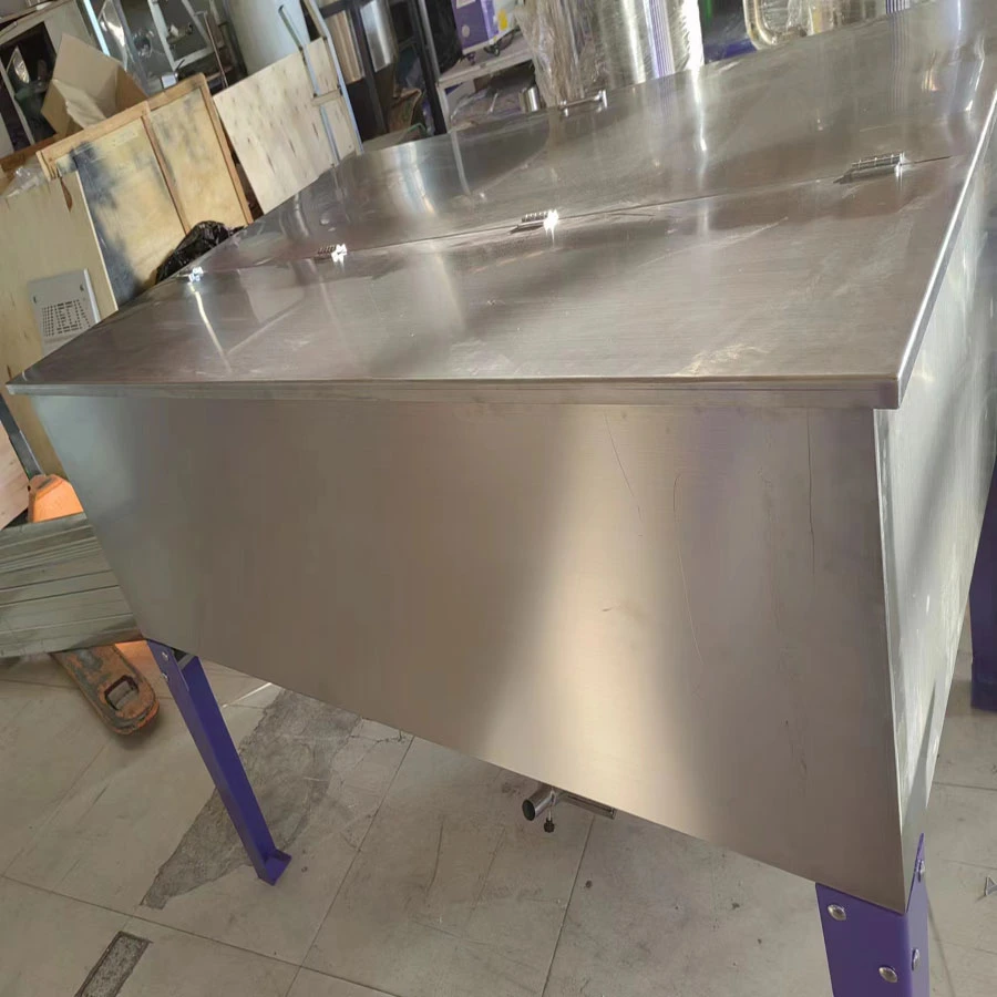 Stainless Steel Storage Bins for Plastic Extruder, Injection Molding, Blow Molding