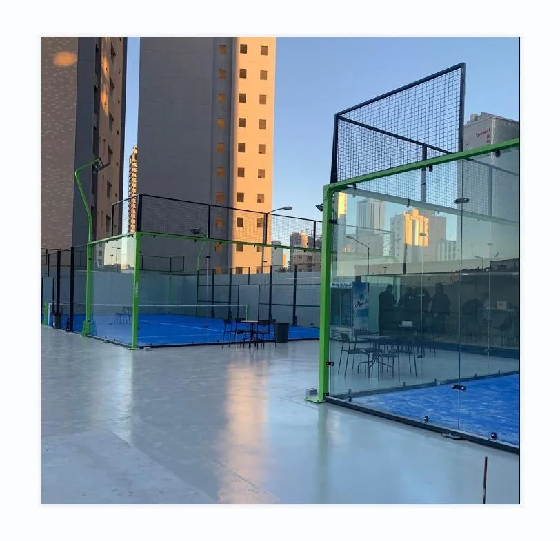 Hot sale Prix bas World Padel tennis Type PPadel panoramique Terrain de sport de tennis