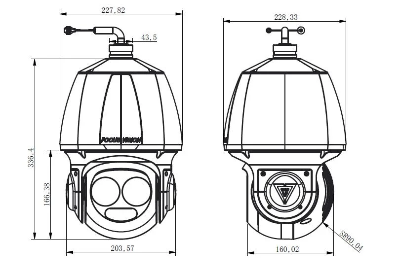 Aipu-Waton Manufacturer 2MP 32X Night Vision Outdoor Starlight IR Infrared Laser Auto Tracking IP Speed Dome Power AC24V&plusmn; 25%