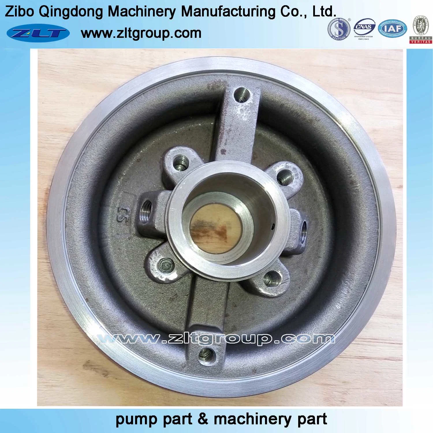 Machinery Sand Casting Parts in Stainless Steel ANSI Process Chemical Pump Stuffing Box Cover