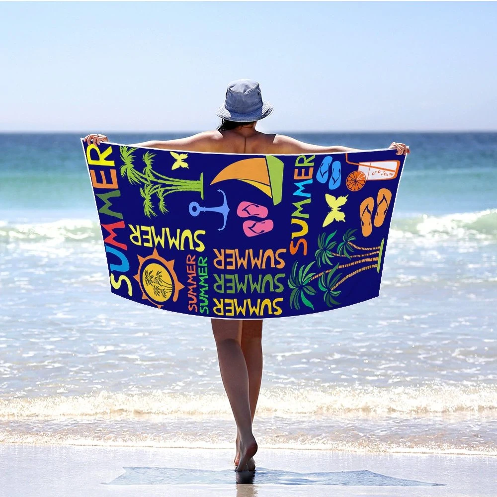 100% Polyester 250GSM Vacation China Products/Suppliers. Wholesale/Supplier Cotton and Microfiber Beach Towel Quick Dry Sand Free Custom Beach Towel