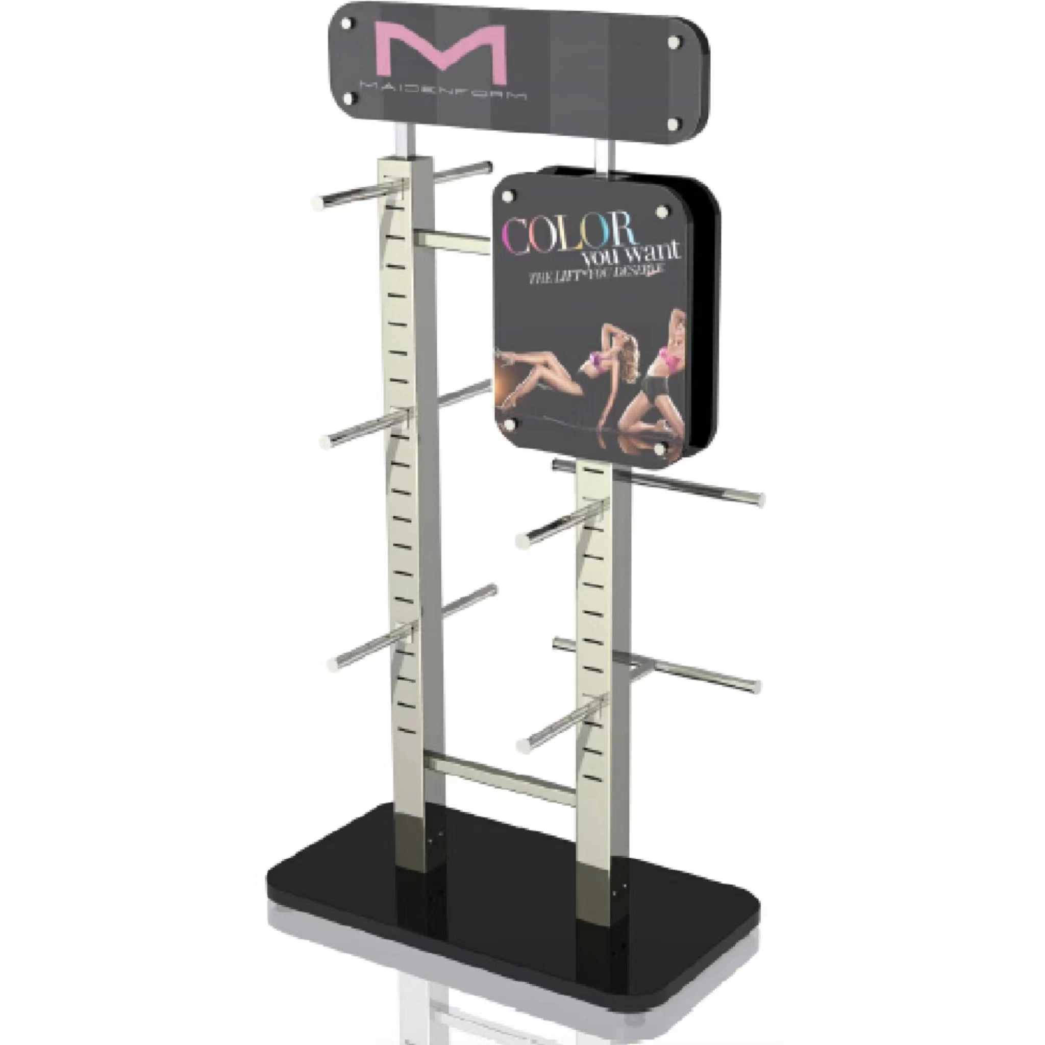 Personalisierter Theke Hook MDF Kleidung Shop Design Unterwäsche Display Rack