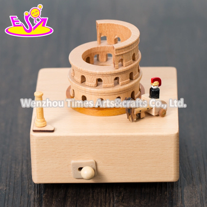 Handmade Best Toys Wooden Music Boxes for Toddlers W07b048