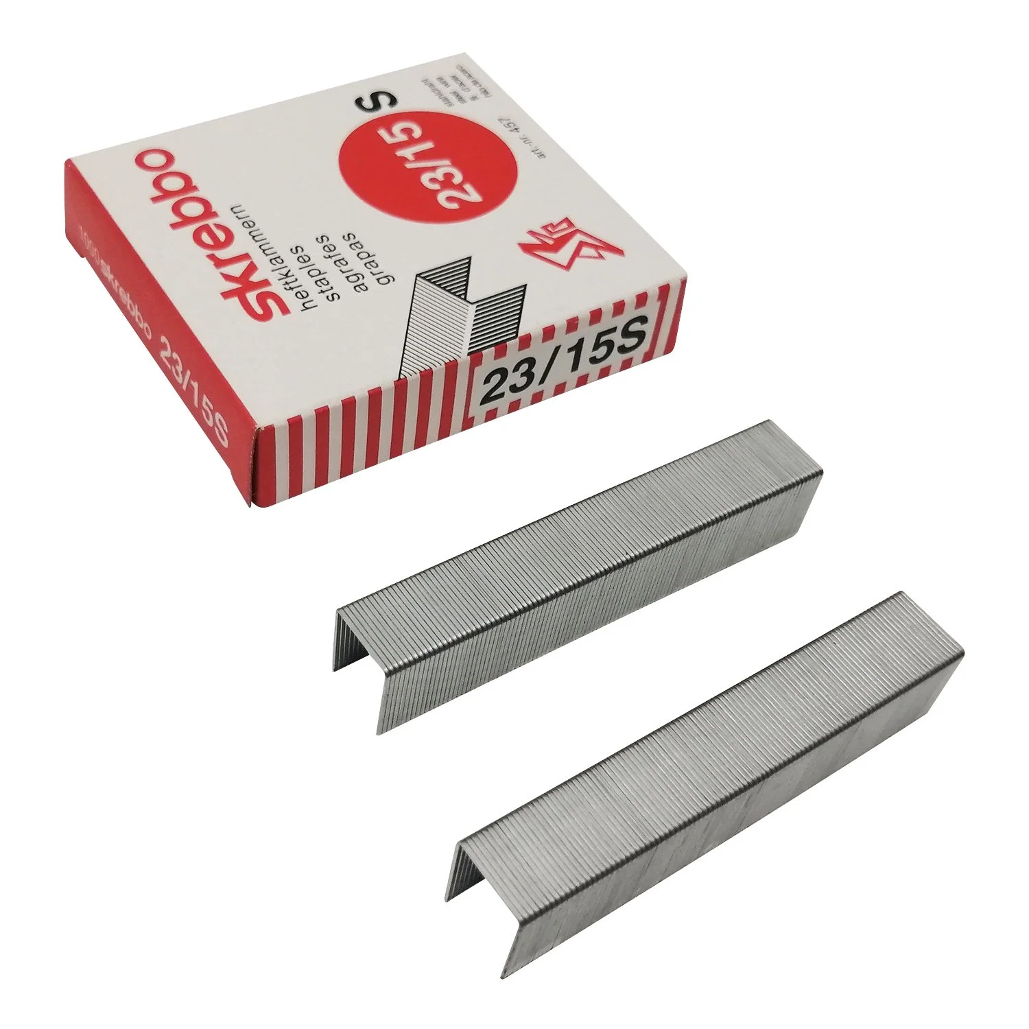 Wholesale Custom Office School Silver Galvanized 23/15 Stapler Pins Staples