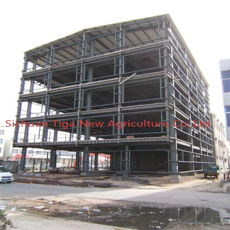 Almacén de construcción de estructura de acero de Span grande a bajo costo personalizado prefabricado Cobertizo de estructura de acero
