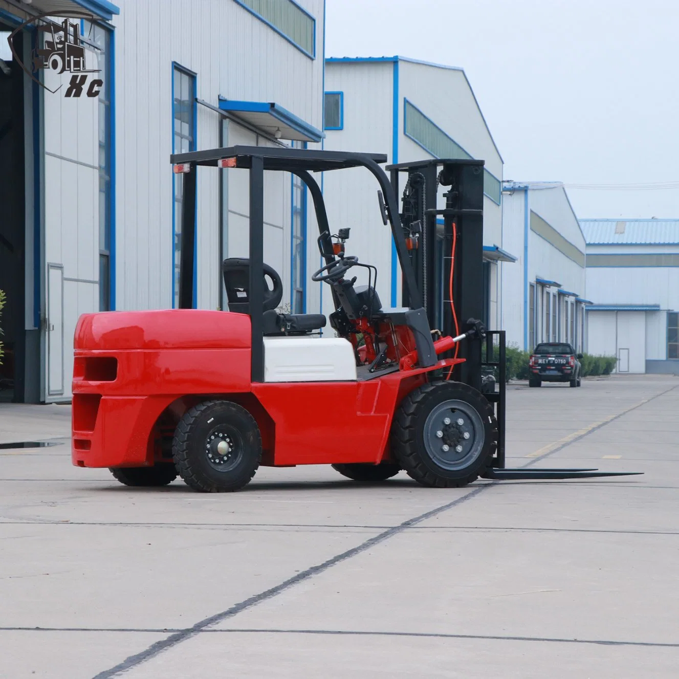 Brand 2.0 Ton 2000kg Electric Lead-Acid Battery Forklift Used for Loading Container