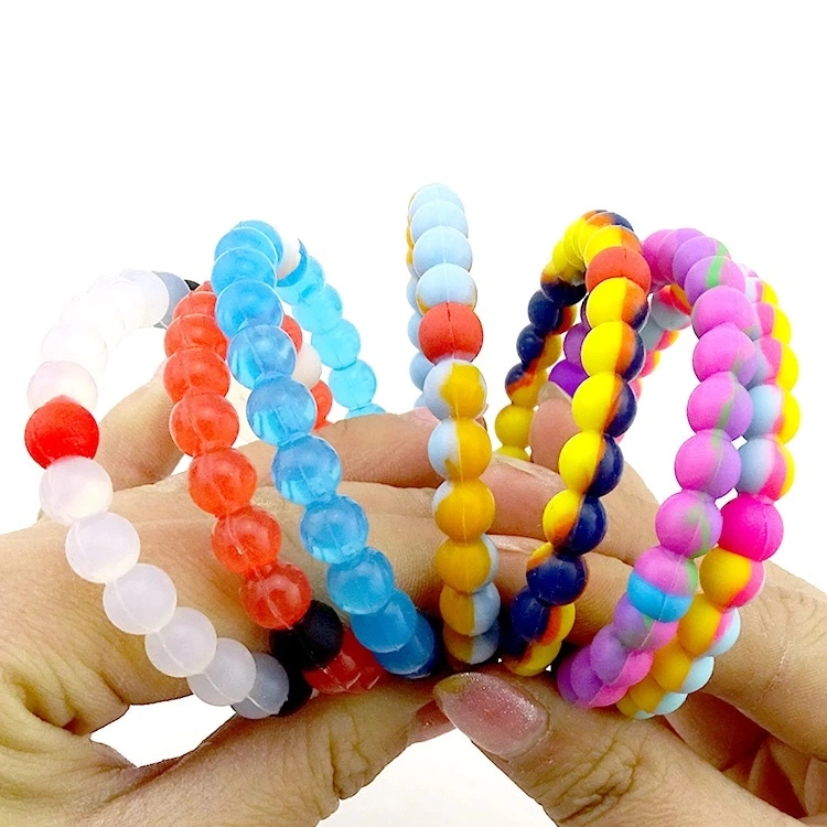 Silicone Pearl Bracelet Creative Jewelry Wristband