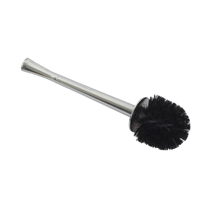 Simple Plastic Black White Hotel Bathroom Toiletry Set with Toilet Brush