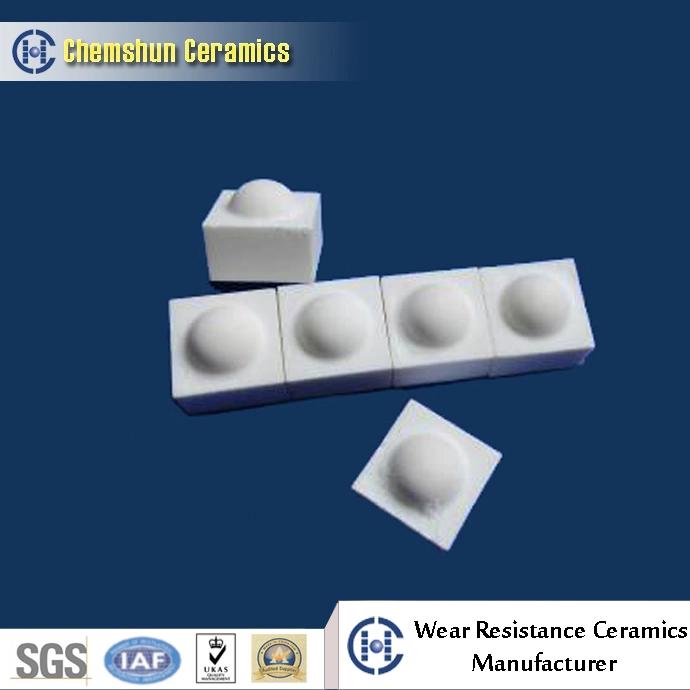 Wear Protection Industrial Ceramic Tiles as Wear Resistant Liner