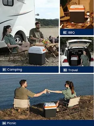 Accueil Le Camping l'utilisation de voiture Mini frigo Thermo-Electric refroidisseur et le réchauffement