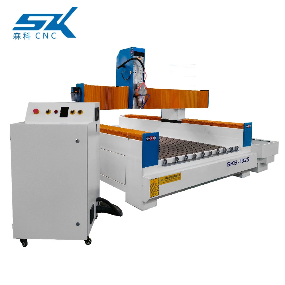 4 Axis Rotary 2 Heads or Customized Configuration Stone Carving Machine