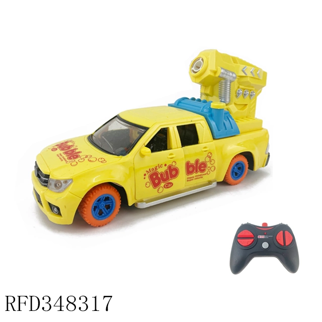 Remote Control Bubble Truck Car Kids Toy 2.4GHz Remote Control Cars Bubble Machine