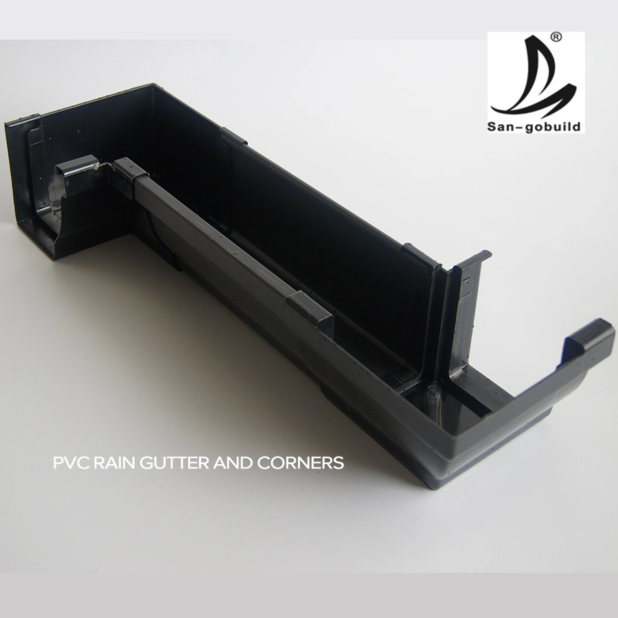 Other Plastic Building Materials PVC Roof Gutter and Downspout, Kenya Ghana Philippines Roof Rainwater Gutter Products Prices List