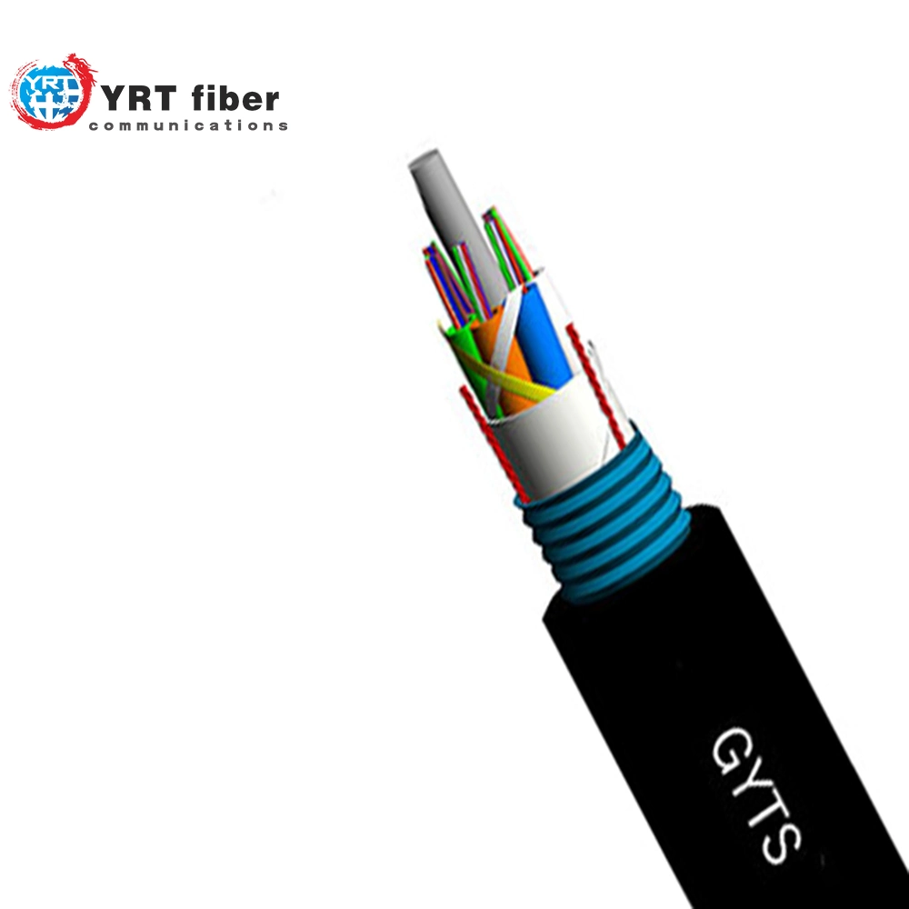 Fire Retardant Single Jacket Sm Fiber Optic Cable for GYTS