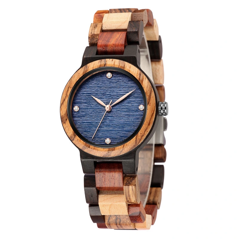 Damen Holz Uhr Farbe Holz Uhr Damen Version der Neues kleines Zifferblatt (CFWT-035)