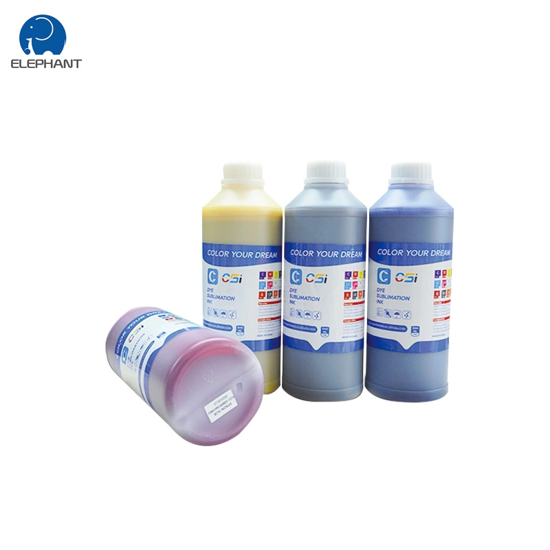 1000ml C M Y K Colors Digital Printing Dye Sublimation Ink