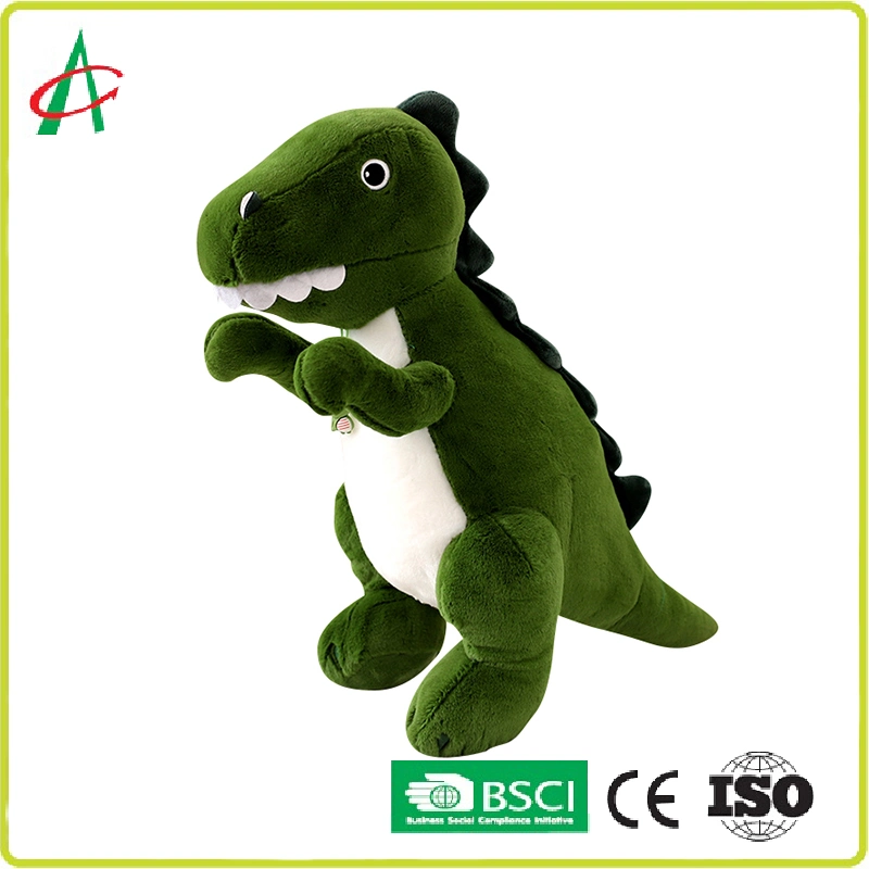 Green Dinosaur OEM Toys Animal Soft Plush Stuffed Kids Toy