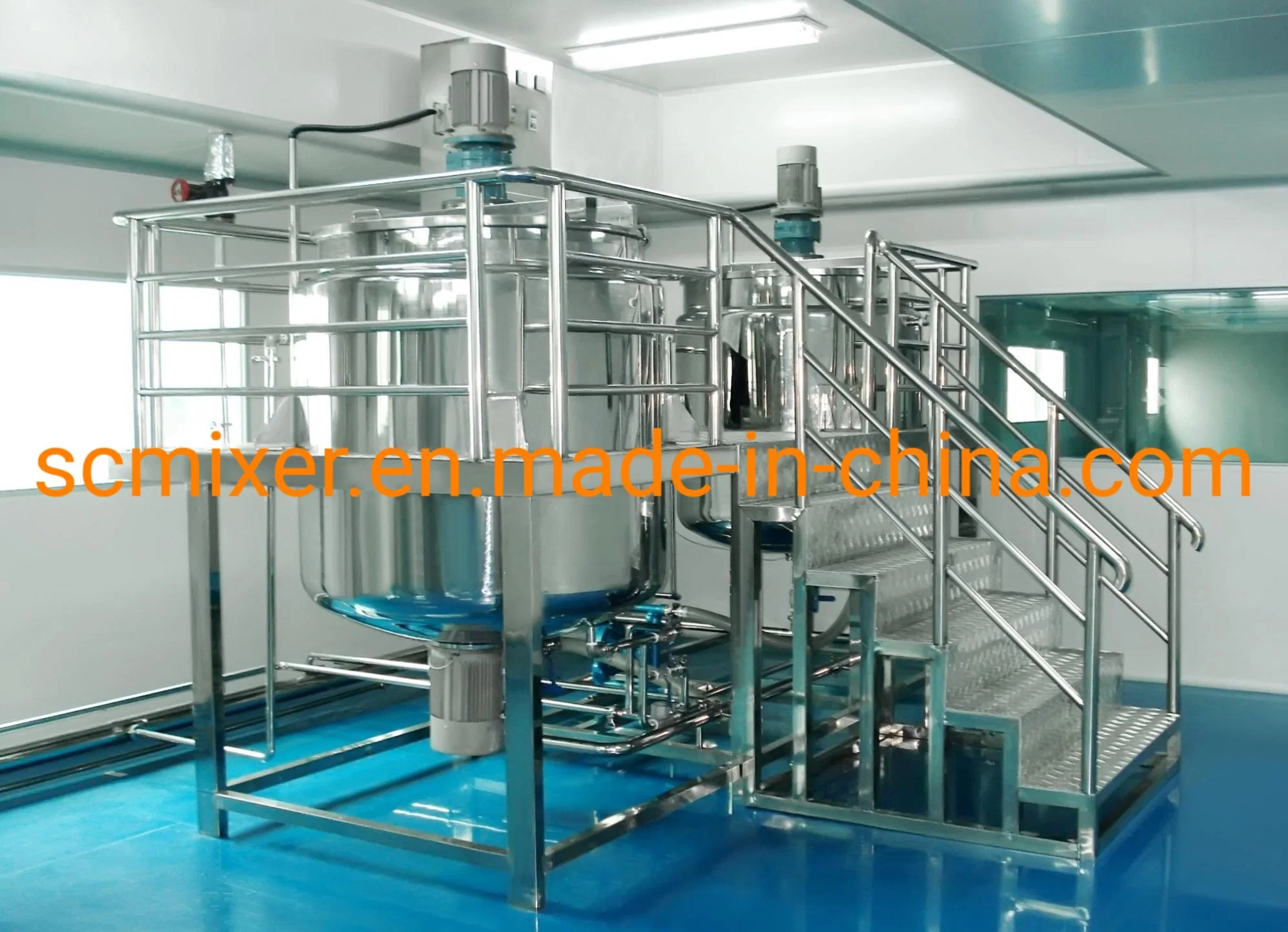 Chemical Machinery Equipment Mixing Tank Lotion Mixing Machine