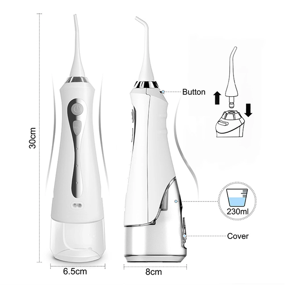 Portable Personal Oral Care Ipx7 Waterproof Rechargeable Electric Oral Irrigator