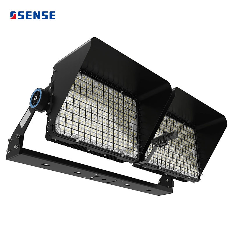 Support de montage en acier inoxydable pour projecteur LED extérieur de stade, projecteur LED haute puissance pour éclairage de terrain de sport.