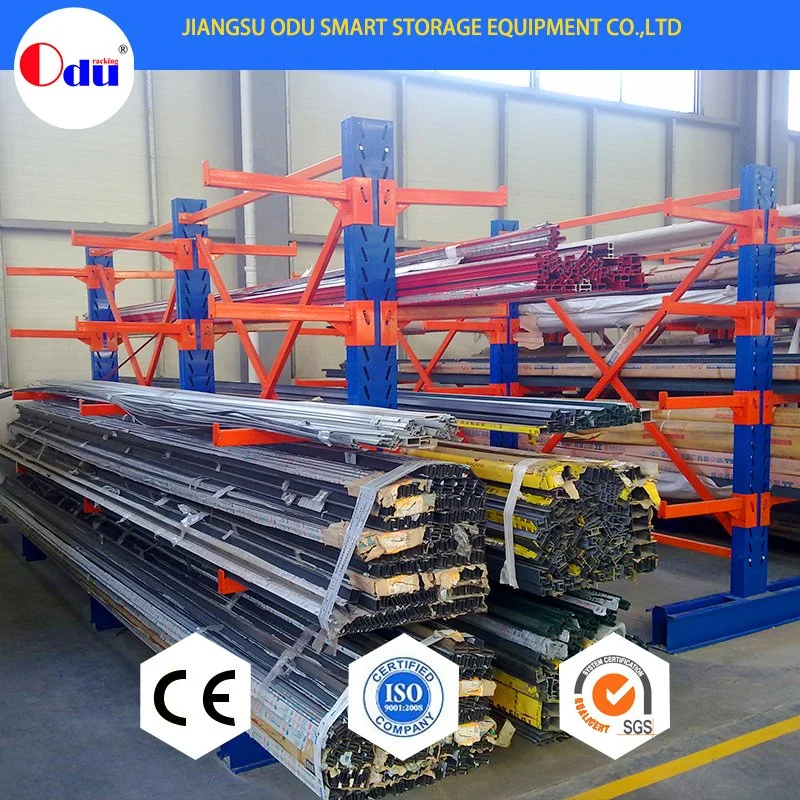 High Capacity Double Faced Heavy Middle Duty Customized Long Material Cantilever Rack Shelf