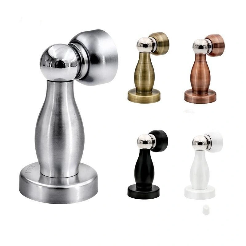 Bathroom Anti-Collision Thickened Stainless Steel Door Draft Stopper Strong Magnetism Door Stopper