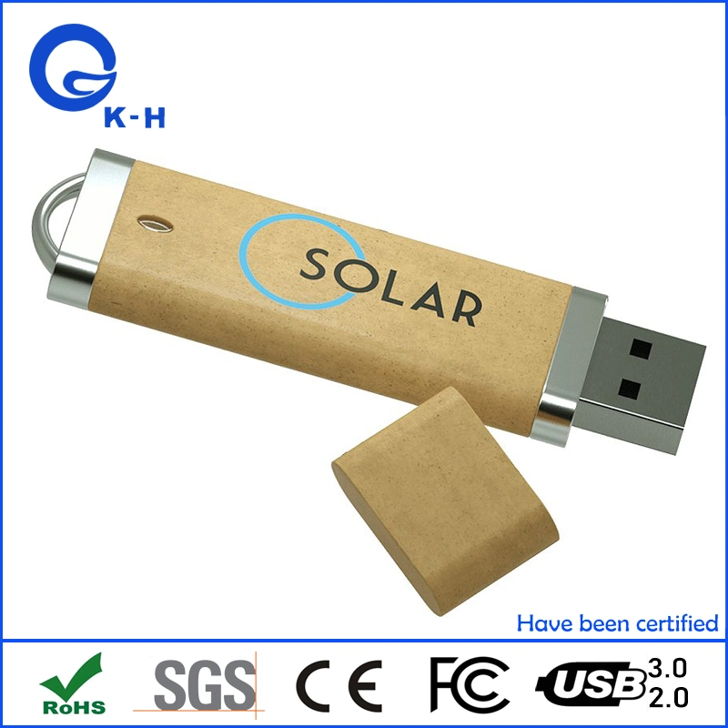 Papel ecológico USB 3,0 Flash Drive 1GB Pendrive para regalo