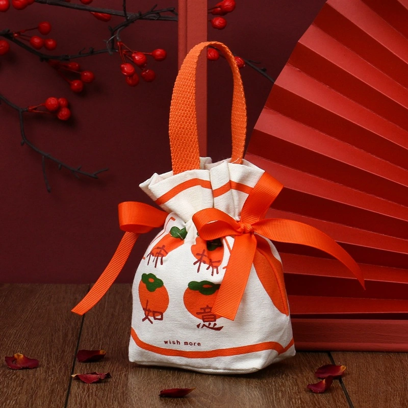 Hot Sale Drawstring Bag Gift Packaging Bag for Wedding