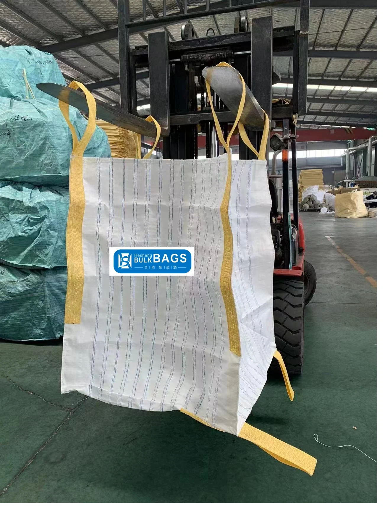 Hesheng Breathable U Panel FIBC Bag for Wood Storage 1 Ton