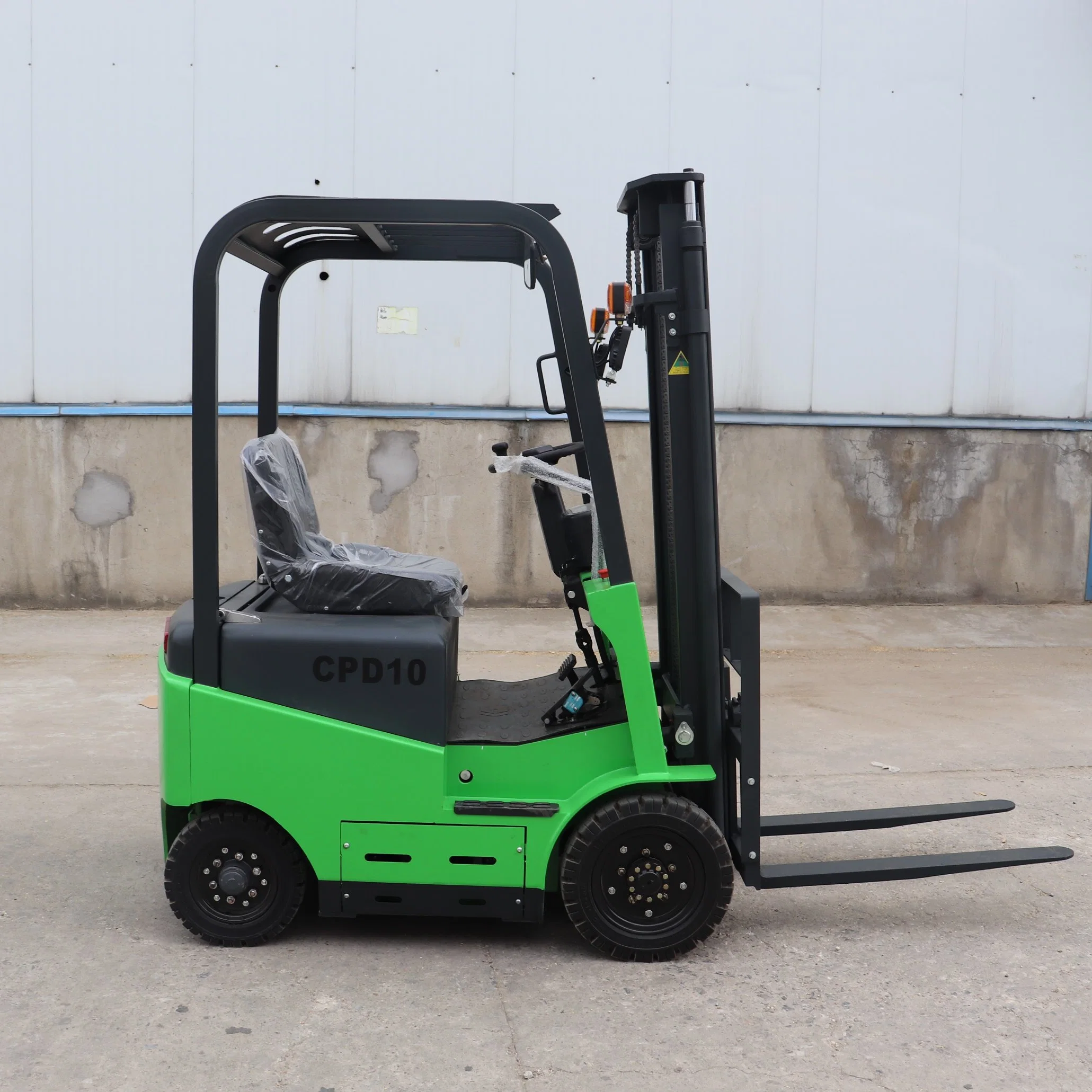 1ton 1000kg Lifting Height 4500mm 4.5m Four Wheel Battery Operated Mini Electric Forklift Equipment