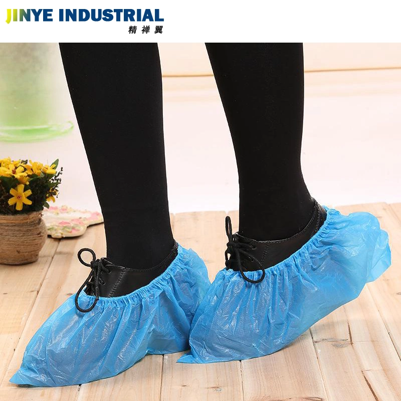 Disposable PVC CPE PP Medical Household Anti-Slip CPE PE Plastic Waterproof Shoe Covers