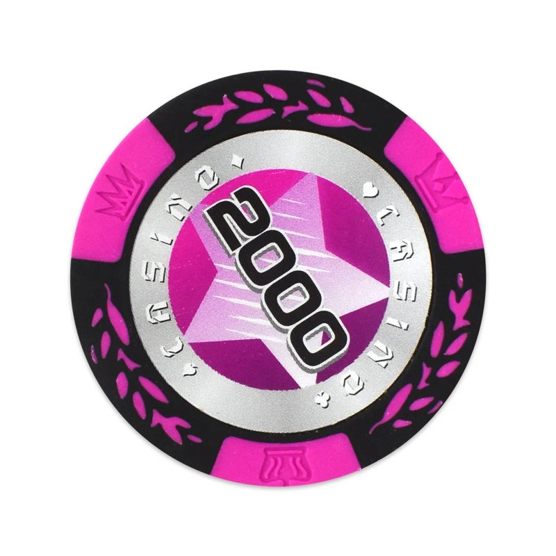 14G Arcilla Poker Chip con adhesivo personalizado para el uso del club