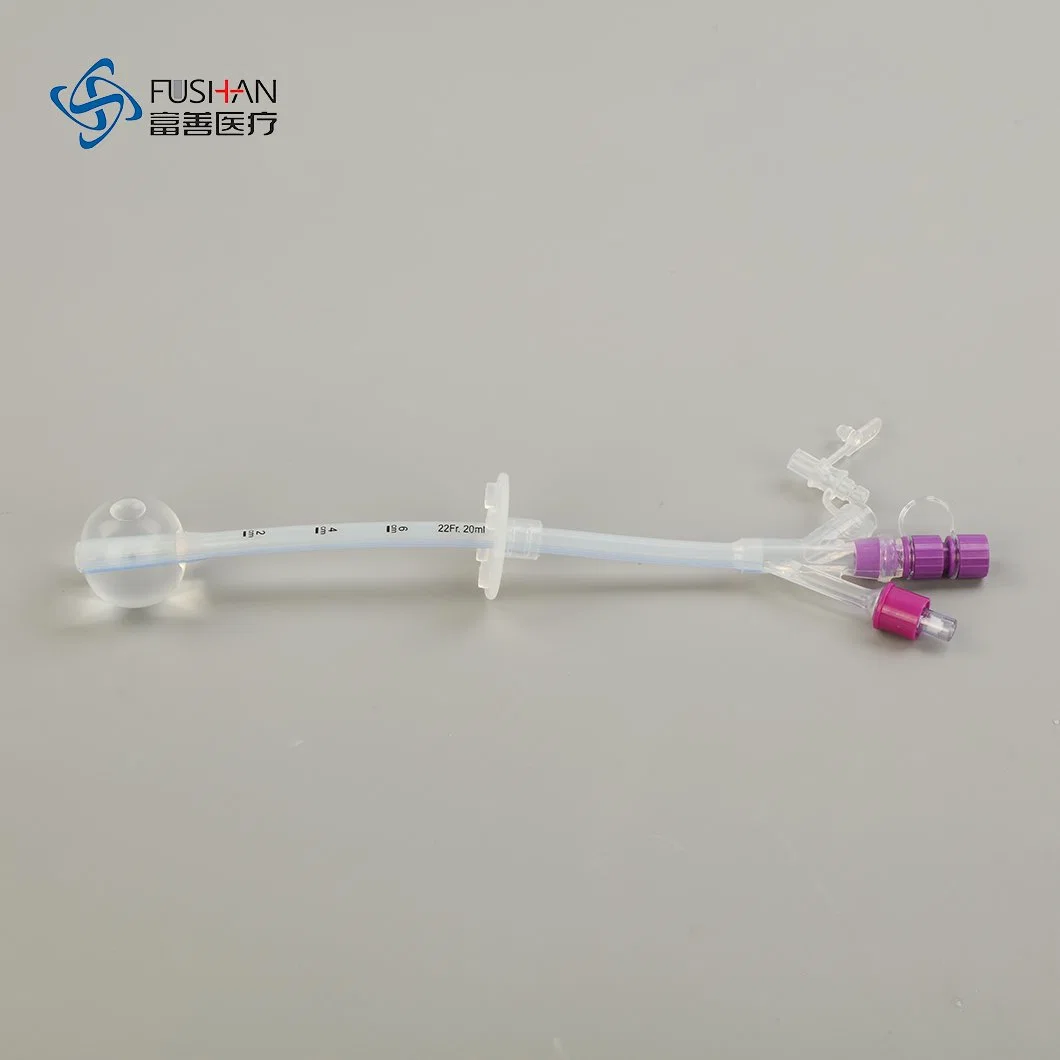 Ballon stérile jetable Peg gastrostomie de remplacement de tube d'alimentation Alimentation médicale CE, l'approbation de l'ISO 12fr-24FR de la nutrition de l'alimentation