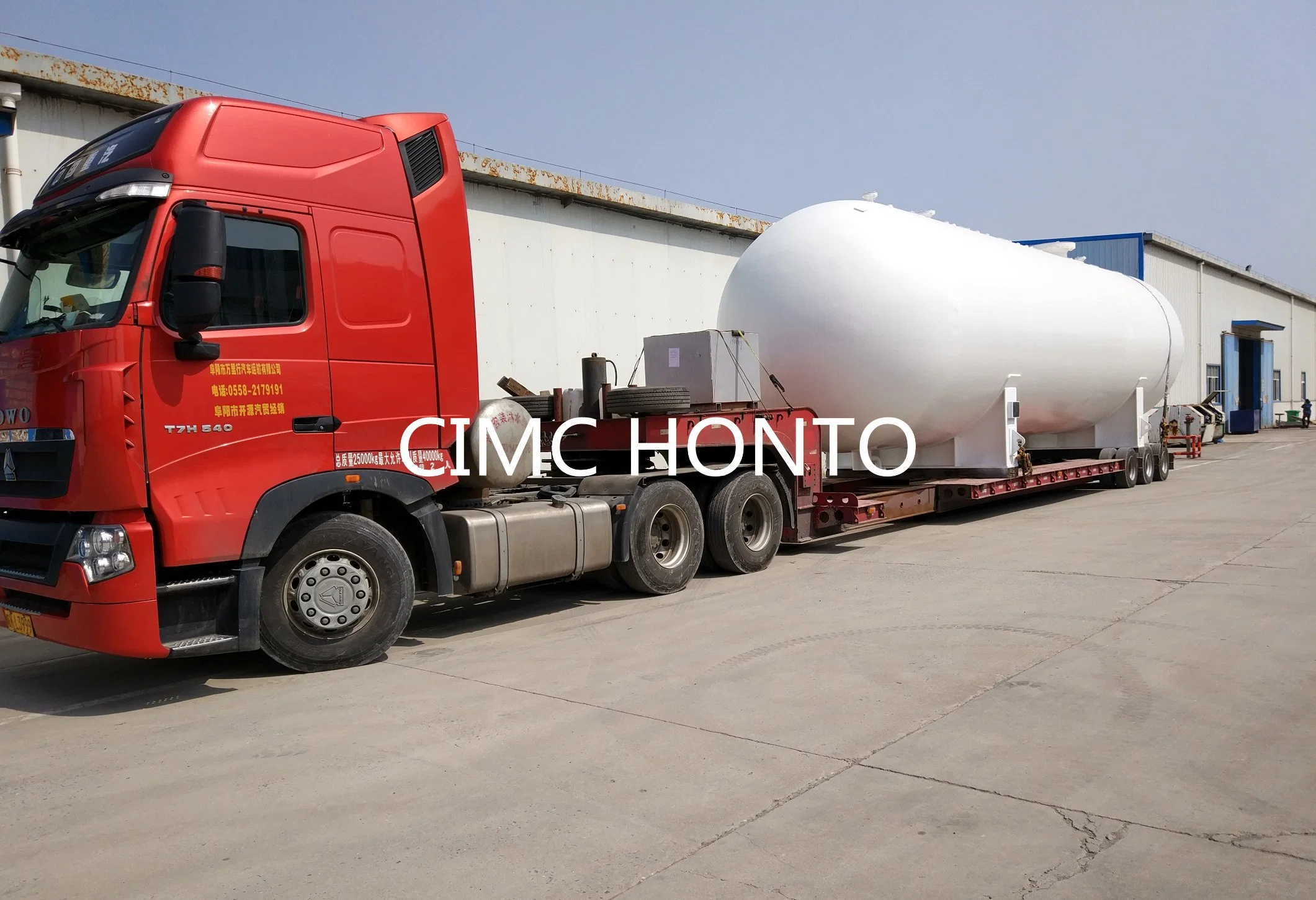 Cimc ASME en vrac de gaz Butane Propane GPL vide les réservoirs de stockage