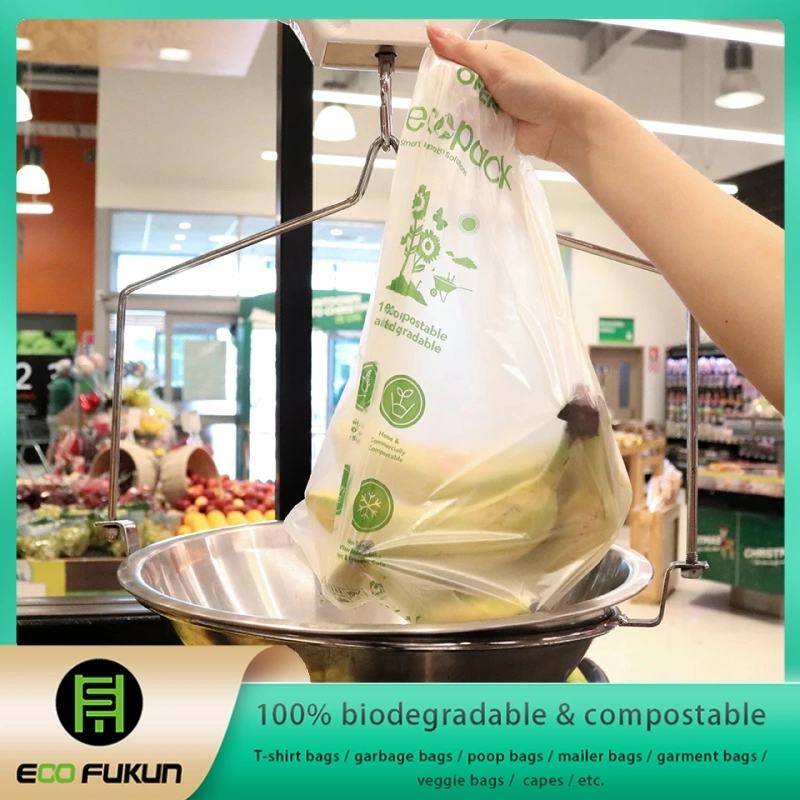 Sacs de rangement alimentaire biodégradables, sacs de produits