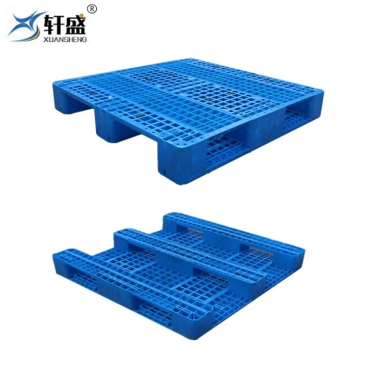 Grid Surface 3 Runners Type Virgin HDPE Material Plastic Pallet for Logistics and Warehouse Use