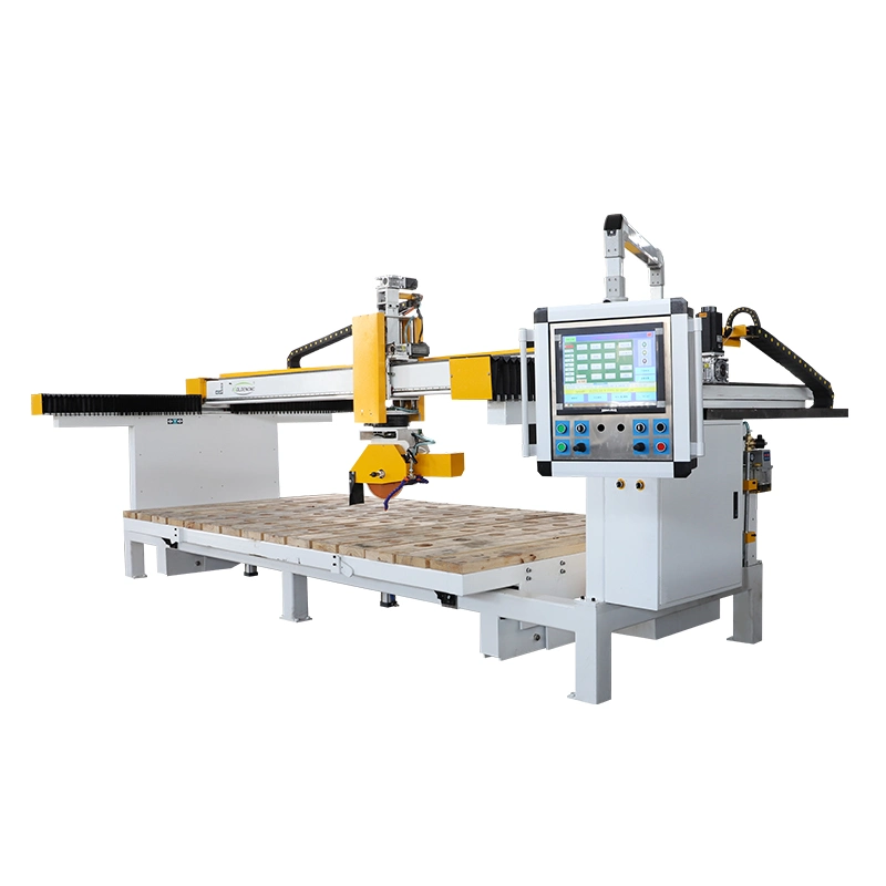 4/5-Axis CNC Bridge Saw 3200*2000mm Quartz Granite Marble Slab Cutting, Routing, Faucet Holes, Tops, Countertops, Benchtops Cutting Bridge Saw Price