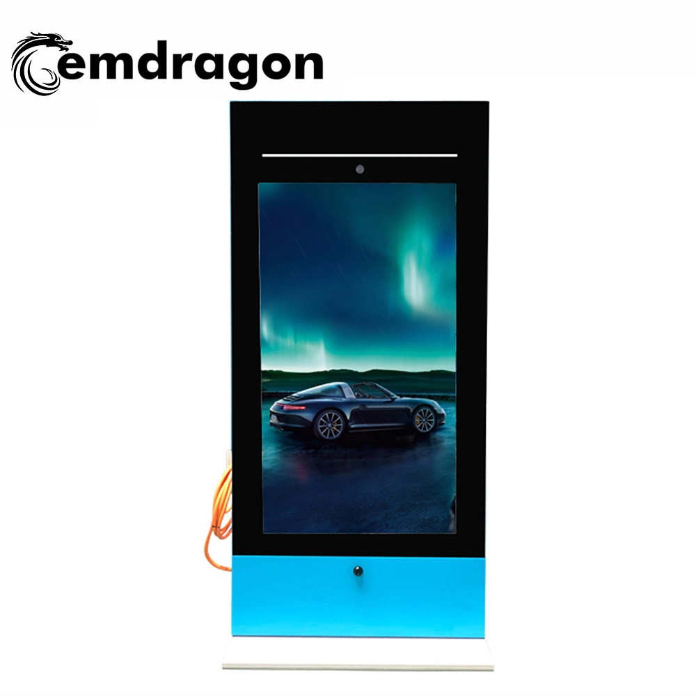 Ultra-Thin Digital Image Album 65 Inch Car Charging Pile Outdoor Advertising Machine HD Wall Touch Panel LCD Bus Advertising Totem LED Digital Signage