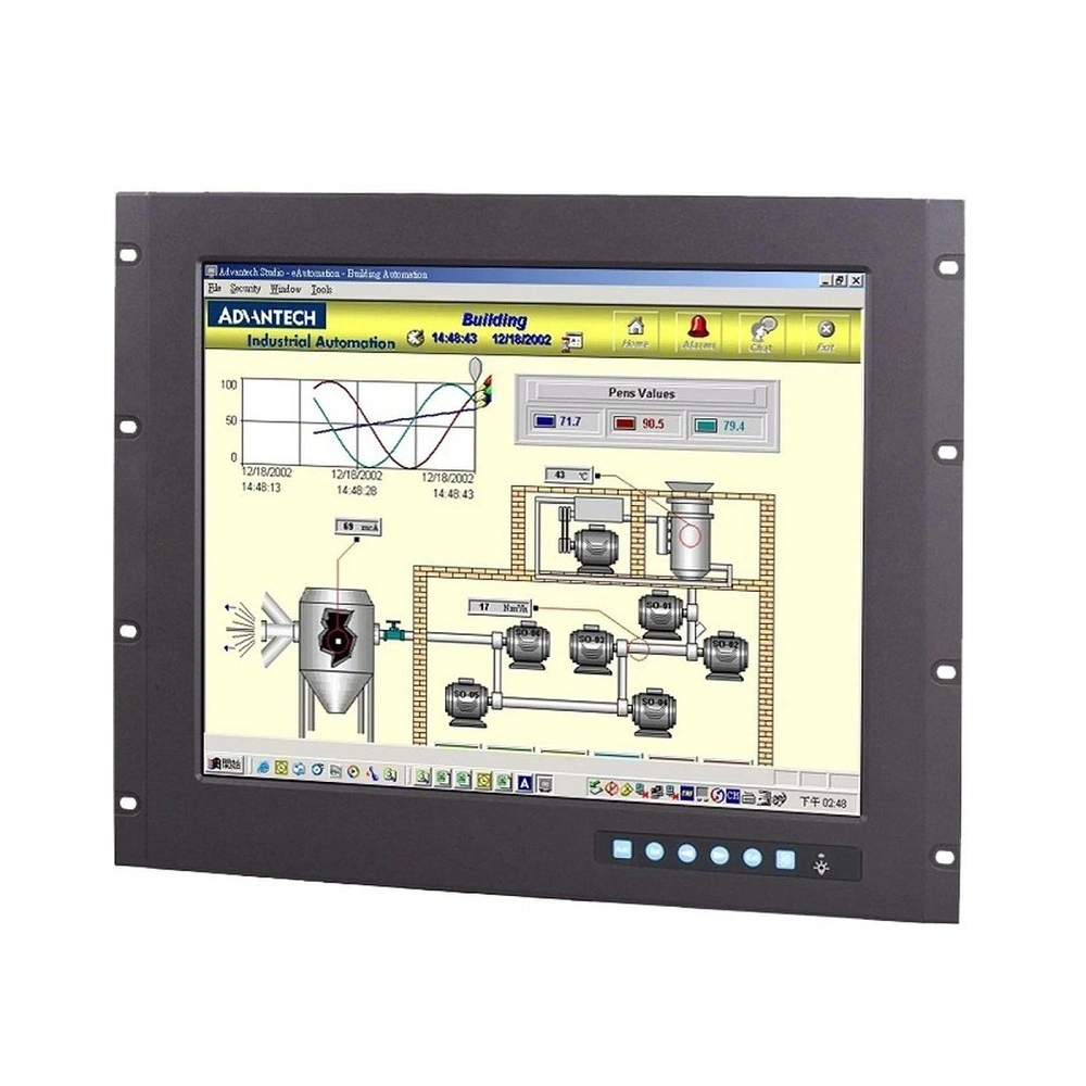 Advantech (FPM-3191G-R3BE) 9u 19 Zoll SXGA Industriemonitor für Rackmontage