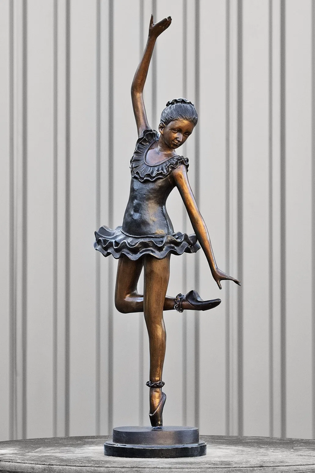 Modern Art Bronze Ballerina Sculpture Ballet Dancer Bronze Sculpture (SYBS-1011)