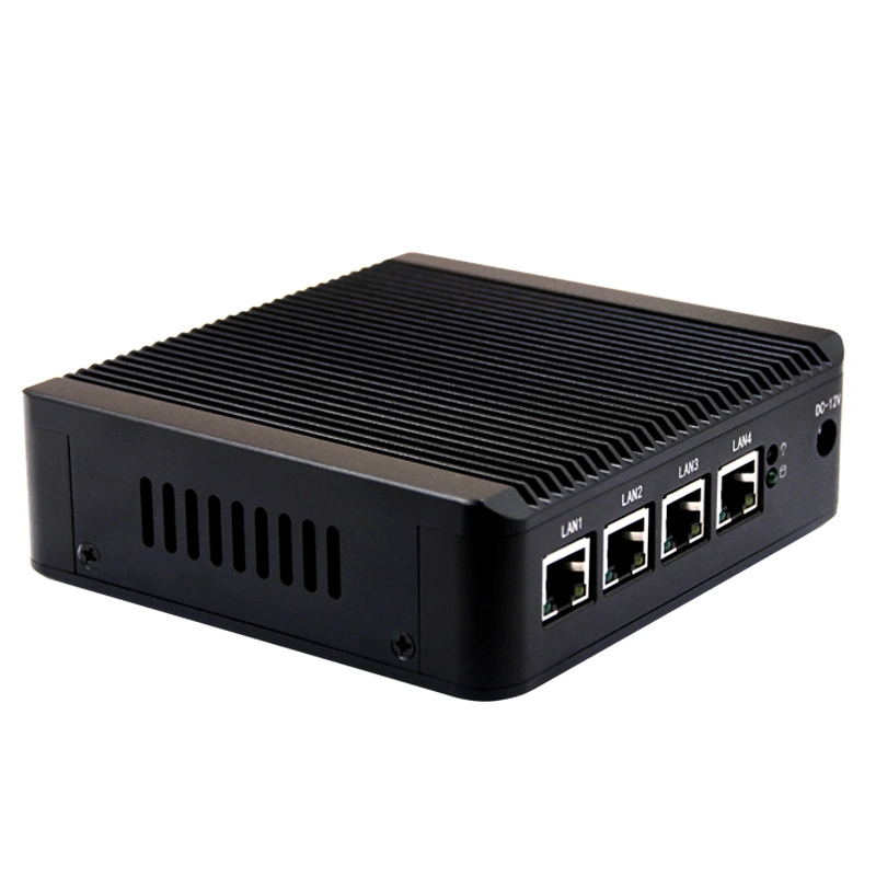 Mini PC SSD J1900 DDR3 2.5inch HDD RJ45 Mini Computer COM HD 4LAN 2USB Mini Pcie Industrial Fanless PC